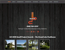 Tablet Screenshot of bollingerconstruction.com
